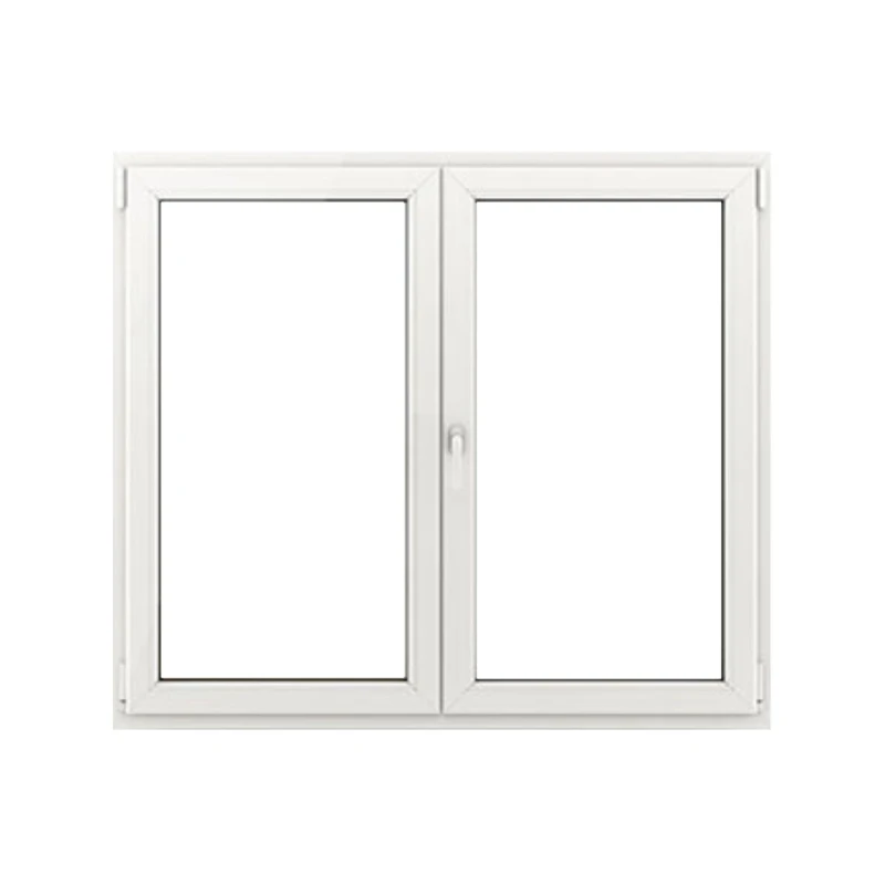 Okno PCV 2 skrzydła, słuper ruchomy, okno w okleinie, dwuskrzydłowe, okno bez słupka, okno okleina zewnętrzna, wewnętrzny biały, skrzydło czynne, dokno do domku letniskowego, okno do domu,.jpg
