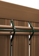 osłona do panelu ogrodzeniowego, panel brązowy jasny, rd01.jpg